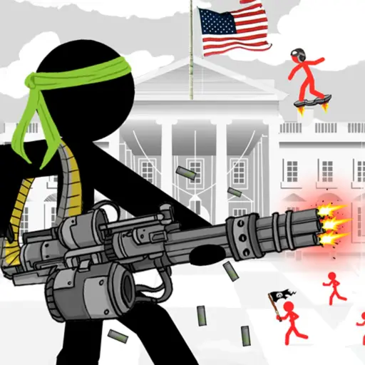 
stickman gun fight image 
